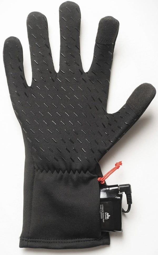 HeatX Heated Liner Gloves L - Black