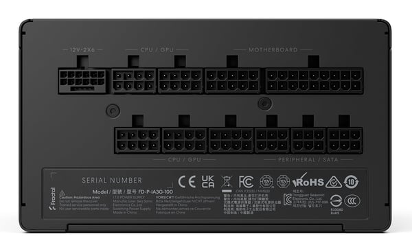 Fractal Design Ion 3 Gold 1000W, 1000 W, 100 - 240 V, Aktiivinen, 45%, Ylivirta, Yliteho, Ylijännite, Oikosulku, Alijännite, 24-pin ATX