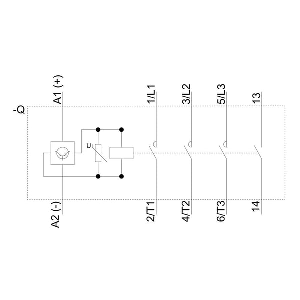 Siemens 3RT2018-2XB41-0LA2, 70 mm, 75 mm, 78 mm, 50 mm, 310 g, 1 kpl