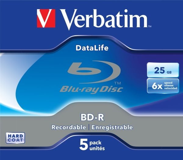 Verbatim DataLife - 5 x BD-R - 25 GB 6x - CD-eske