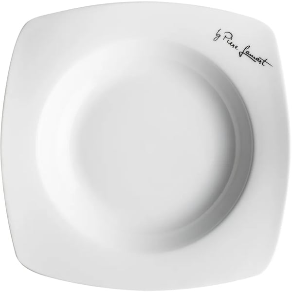 Lamart LT9002, 3 henkilö(t), Posliini, Valkoinen, Neliö, 24,5 cm, 19,2 cm