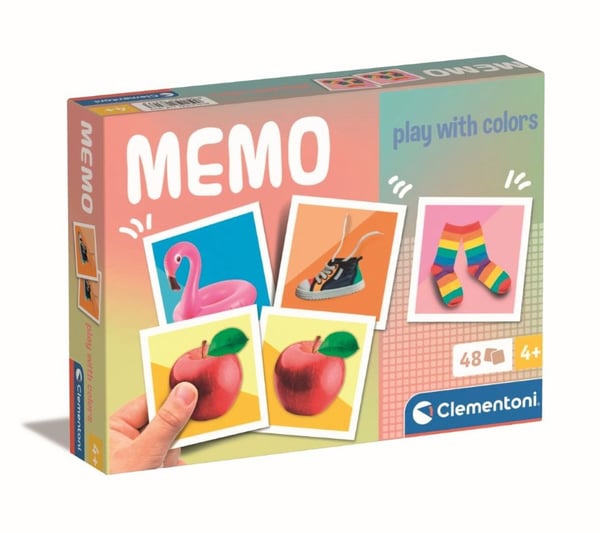 Clementoni Memo Pocket Play med farger