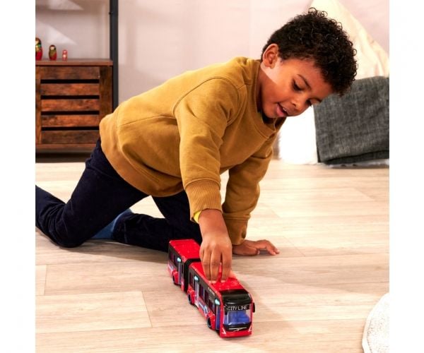 Dickie Toys 203747015, Buss, 3 År, Plast, Röd