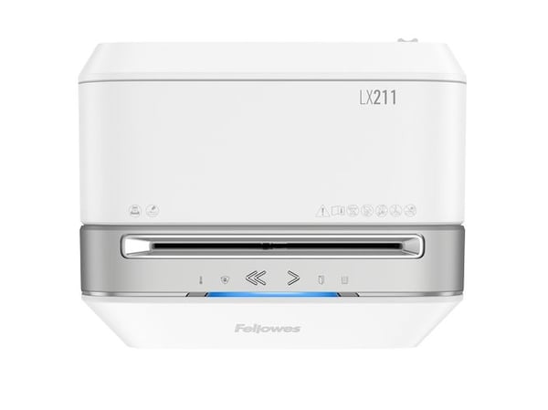 Makulator Fellowes Powershred® LX211 micro-cut 2x12 mm hvid (P-5)