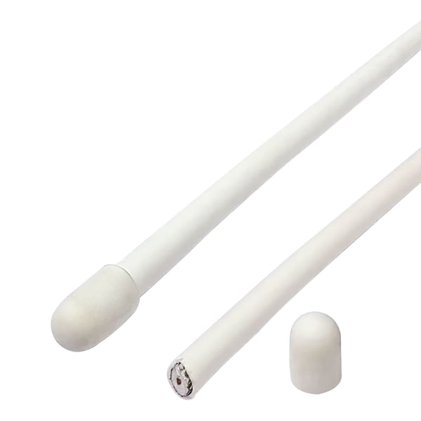 DELTACO - Samlet kabel - 20 m - 6.6 mm - dobbeltskjermet koaksial - RG-6 - hvit
