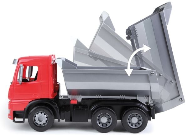 Lena Worxx 04600, Kippimalli, Dump truck, 3 vuosi/vuosia, Muovi, Musta, Harmaa, Punainen