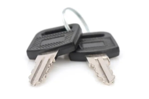 Digitus DN-KEY-WM, Lukitusavain, Musta, Hopea, 2 kpl