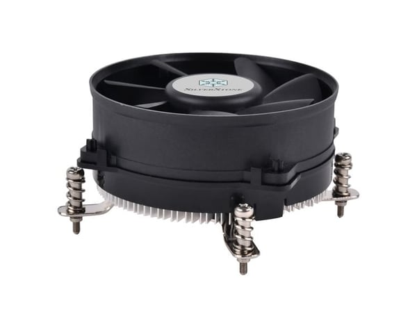 Silverstone NT08-115X, Luftkjøler, 9,2 cm, 1200 RPM, 3500 RPM, Sort, Kobber, Sølv