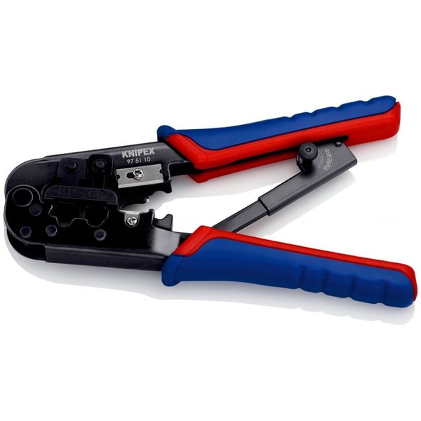 Knipex 97 51 10 liitinpuristuspihdit 190 mm RJ11/RJ12/RJ45-liittimille