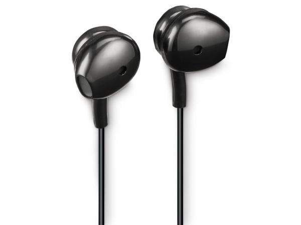 Hama Ocean II, Langallinen, Puhelut/Musiikki, 20 - 20000 Hz, 14,3 g, Kuulokkeet, musta, Hopea