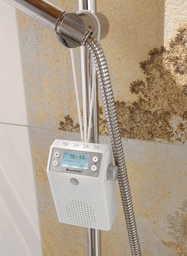 Soundmaster DAB60WE bærbar radio DAB+ FM 3 W, blå/hvit
