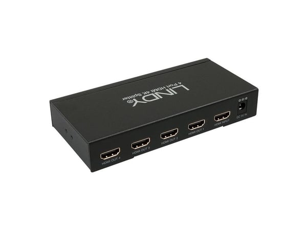 Lindy 38159, HDMI, 4x HDMI, 4096 x 2160 pikseliä, Musta, 1920 x 1080 (HD 1080), 4096 x 2160
