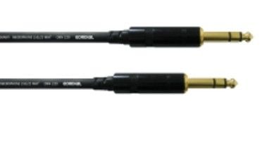 Cordial CFM 0.6 VV, 6.35mm, Hankjønn, 6.35mm, Hankjønn, 0,6 m, Svart