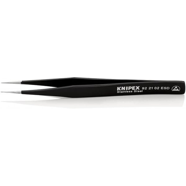 Knipex 92 21 02 ESD-pincett, fin extra tunn spets, 128 mm