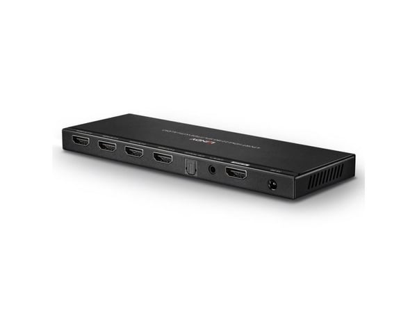 Lindy 38231, HDMI, 4x HDMI, 4096 x 2160 pikseliä, Musta, Metalli, 4K Ultra HD
