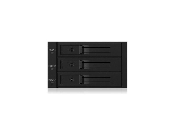 ICY BOX IB-563SSK - Hus for lagringsenhet - 3,5" - svart