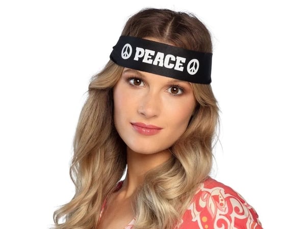 Boland 8712026445278, Fancy dress headband, Adult, Male, Polyester, Black, White, 110 mm