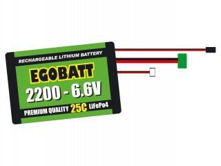 PICHLER C8350, oppladbart batteri, litiumjernfosfat (LiFePO4), 6,6 V, 1 stk, 2200 mAh, 14,5 Wh