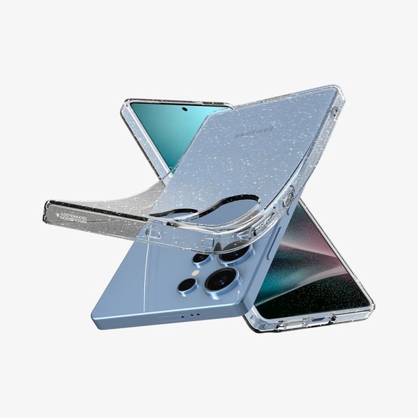 Spigen Liquid Crystal Glitter, Suojus, Samsung, Galaxy S25 Ultra, 17,5 cm (6.9"), Läpinäkyvä