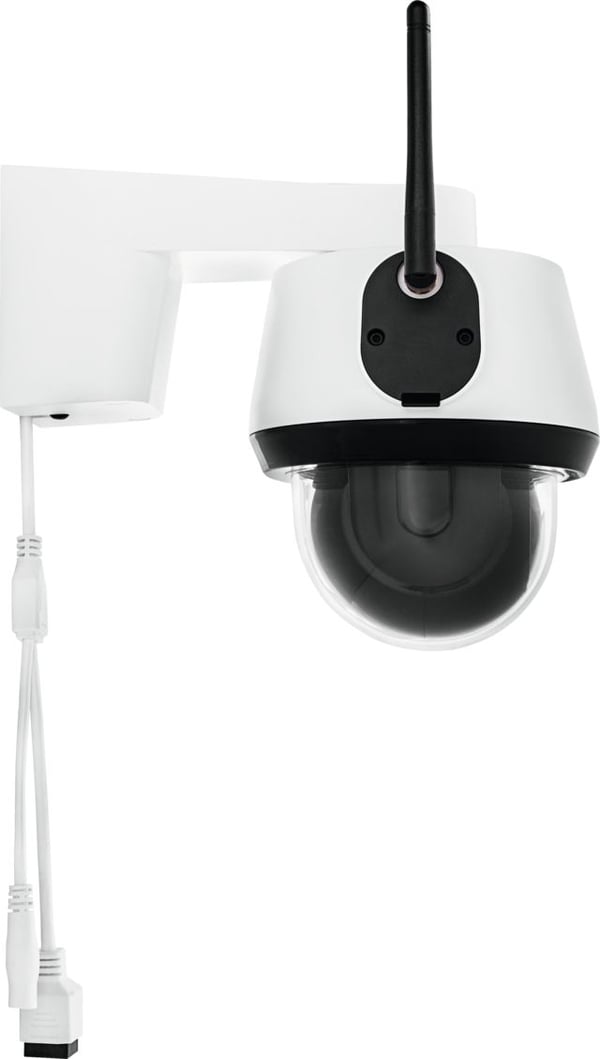 ABUS PPIC52520, IP-turvakamera, Ulkona, Langallinen & langaton, Seinä, musta, Valkoinen, Kupoli