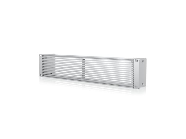 Ubiquiti UACC-RACK-PANEL-VENTED-2U, Tyhjä tuuletuspaneeli, Alumiini, SPCC, Terästä, 1 kpl, 627 g
