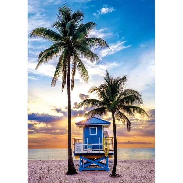 Clementoni Puslespil HQC Miami Beach, Florida, 500 brikker