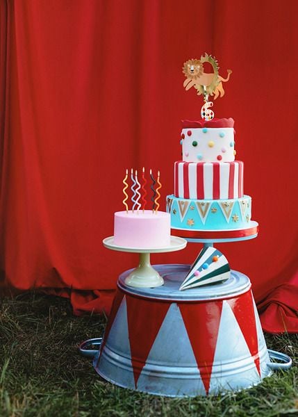 PartyDeco KPT77, Kake, Flerfarget, Papir