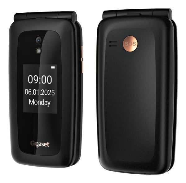 Gigaset GL795, Perusmalli, Yksittäinen SIM, 7,11 cm (2.8"), 2 MP, 1400 mAh, musta