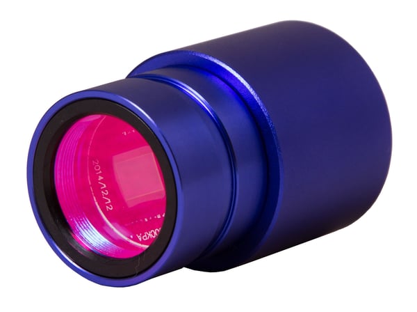 Levenhuk M500 BASE, 5 MP, CMOS, Sininen, Metalli, 1/2.5", 2592 x 1944 pikseliä