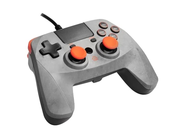 Snakebyte GAME:PAD 4 S ROCK (PS4), Joystick/Styrepinne, Playstation, Menyknapp, Analog/digital, Trådløs, Grå