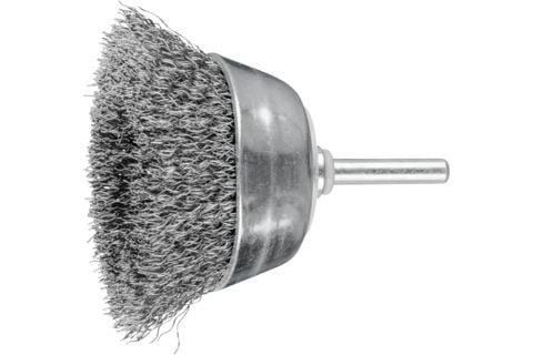 PFERD 43211202, Kopp stålbørste, 6 mm, 7 cm, Stål, 6000 RPM, 10 stykker