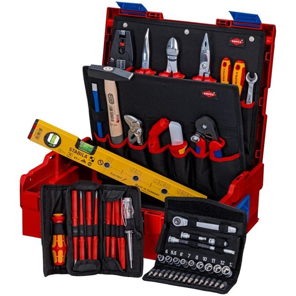 Knipex 00 21 19 LB E, Svart, Metallisk, Orange, Röd, 442 mm, 357 mm, 151 mm, 7,8 kg, 375 x 311 x 107 mm
