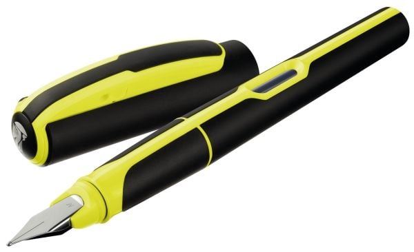 Pelikan fyllepenn stil "Neon", spissbredde: M, trykkstabil spiss i rustfritt stål, patronfyllingssystem, behagelig - 1 stk (939850)
