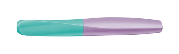 Pelikan Twist Color Blocking, Lilac, Mynte, Fyllesystem med patron, Blå, Medium, Ambidekstriøs, Boks