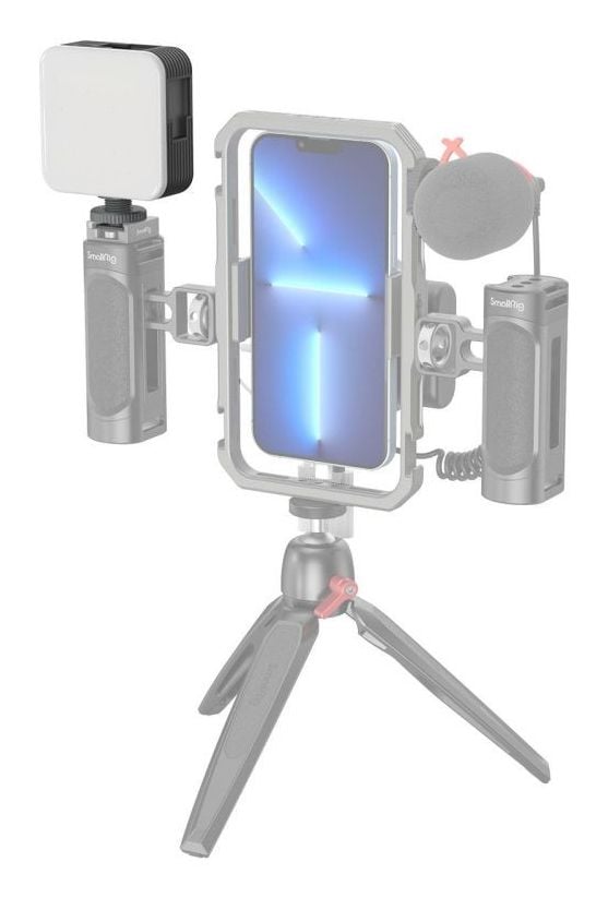 SmallRig 4055AC, Harmaa, Valkoinen, Akryylinitriilibutadieenistyreeni (ABS), Alumiini, 103 g, 72 mm, 89 mm, 31,6 mm