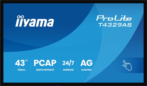 iiyama T4329AS-B1AG pekskärm 42,5" 4K