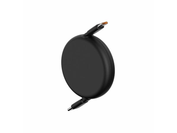 Baseus Free2Draw USB-C–USB-C-kaapeli 100 W 1 m sisäänkelattava, musta