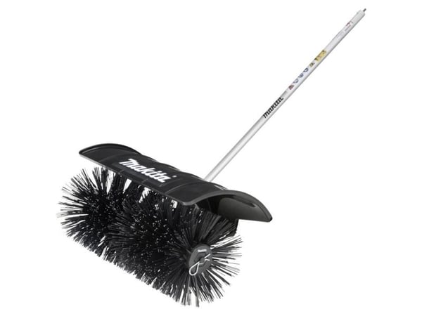 Makita - Sweeping brush attachment - för stubborn dirt, leaves - 250 mm - bredd: 600 mm - för Makita DUX18ZX1, EX2650LH, EX2650LHM