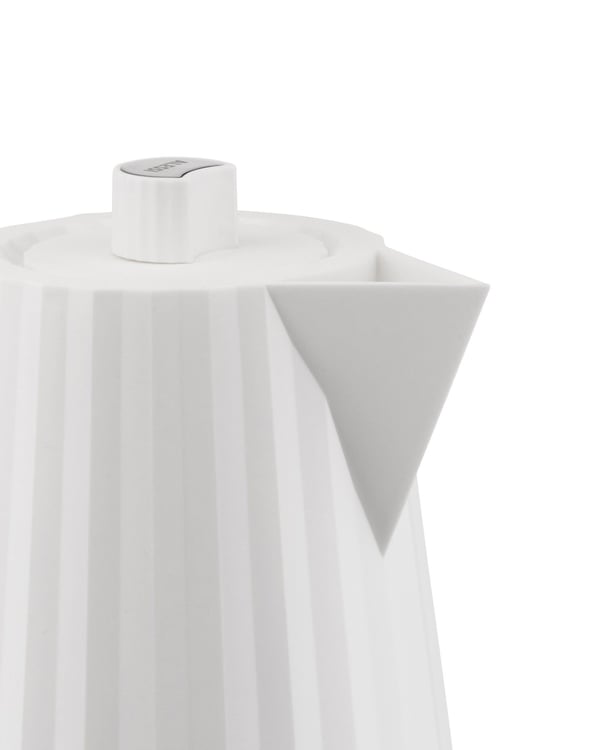 Alessi MDL06 B Plissé vannkoker, svart, Euro-stikkontakt