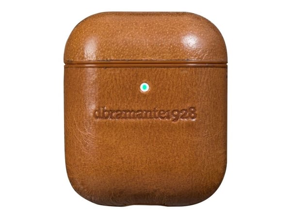 dbramante Copenhagen Nahkainen suojakotelo AirPods 1/2 ruskea