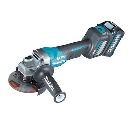 Makita GA029GM201, 8500 rpm, 12,5 cm, Batteri, 4 At, 3 kg, Borstlös motor