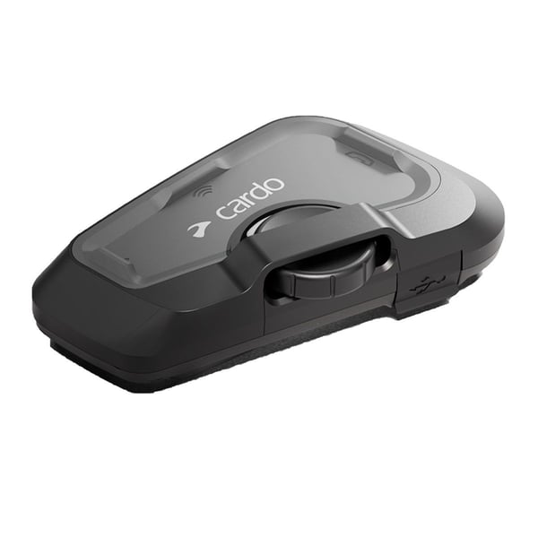 Cardo Freecom 4 X Solo FRC4X003 motorcykelintercom Bluetooth 5.2, svart