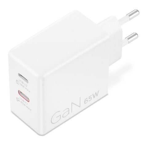 Lenovo Dual USB-C 65W GaN-lader | USB-C | 65 W | Lader