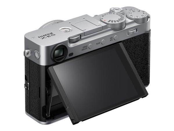 Fujifilm X -E5 - Silver Solo Corpo, 40,2 MP, 7728 x 5152 pixlar, X-Trans CMOS 5 HR, 6.2K, Pekskärm, Silver