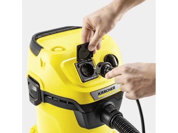 Kärcher WD 3 P V-17/4/20, 2100 W, Tynnyri-imuri, Kuiva ja märkä, Pölypussi, 17 L, Musta, Keltainen