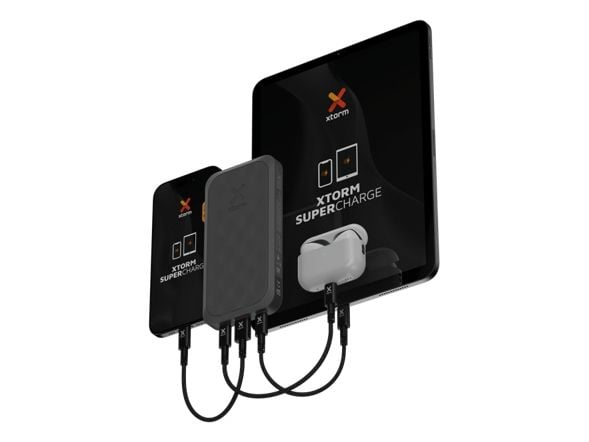 Xtorm FS5101U, 10000 mAh, Litium Polymer (LiPo), Quick Charge 3.0, Svart