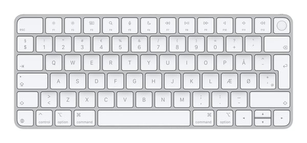 Apple Magic Keyboard with Touch ID - Tastatur - USB-C - trådløs - Bluetooth - QWERTY - Dansk