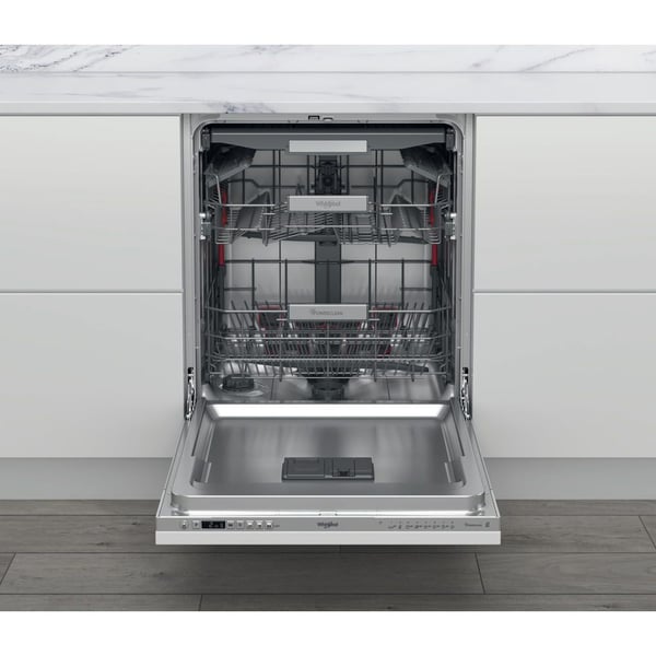 Whirlpool WIO 3T126 PFE, Täysin integroitu, Kokonaiskoko (60 cm), Valkoinen, Painikkeet, LED, 1,3 m