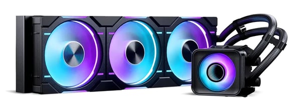 Phanteks Glacier One 360D30 X2 CPU-kjøler DRGB 360 mm, svart