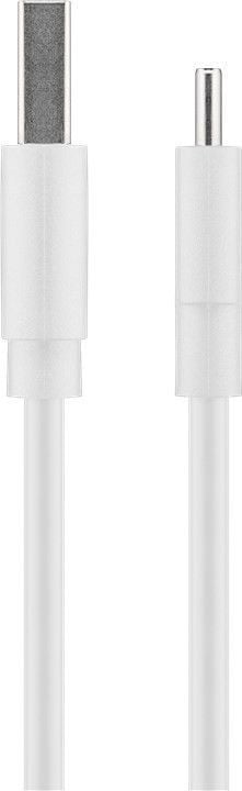 Goobay 38677, 0,1 m, USB A, USB C, USB 2.0, 0,48 Gbit/s, Vit